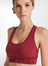 RACER BACK SPORT BRA - RED - CORDOVAN RED | DEHA