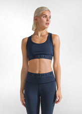 RACER BACK SPORT BRA - BLUE - RESTART WITH YOGA | DEHA