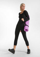 LEGGINGS 7/8 JERSEY-STRETCH NERO - Core | DEHA