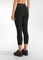 STRETCH 7/8 LEGGINGS - BLACK - BLACK | DEHA