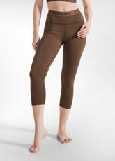 LEGGINGS 7/8 JERSEY-STRETCH MARRONE - COFFEE BROWN | DEHA