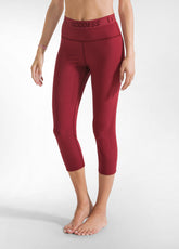 LEGGINGS 7/8 JERSEY-STRETCH ROSSO - CORDOVAN RED | DEHA