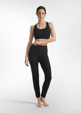 LEGGINS MIT LOGO - SCHWARZ | DEHA