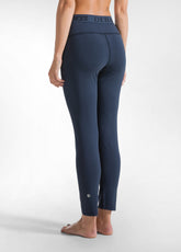 LEGGINGS LOGO BLU - NIGHT BLUE | DEHA