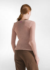 MAGLIA BOUCLE' ROSA - MISTY ROSE | DEHA