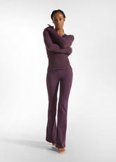 MAGLIA BOUCLE' VIOLA - PLUM VIOLET | DEHA