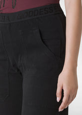 PANTALONE MAGNUM IN JERSEY NERO - BLACK | DEHA