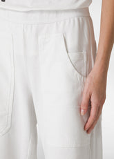 PANTALONE MAGNUM IN JERSEY BIANCO - MILK WHITE | DEHA