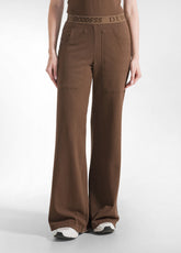 PANTALONE MAGNUM IN JERSEY MARRONE - COFFEE BROWN | DEHA