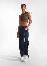 JERSEY 'MAGNUM' PANTS - BLUE - RESTART WITH YOGA | DEHA