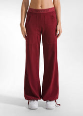 PANTALONE MAGNUM IN JERSEY ROSSO - CORDOVAN RED | DEHA