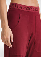 JERSEY MAGNUM PANTS - RED - CORDOVAN RED | DEHA