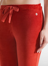 PANTALONE LOUNGE CINIGLIA ARANCIO - RUST ORANGE | DEHA