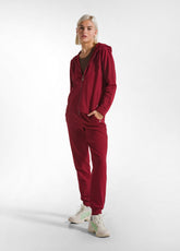 CORE JOGGER CUFFED SWEATPANTS - RED - CORDOVAN RED | DEHA