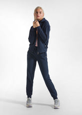 PANTALONE JOGGER CON POLSINO BLU - NIGHT BLUE | DEHA