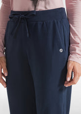 PANTALONE JOGGER CON POLSINO BLU - NIGHT BLUE | DEHA