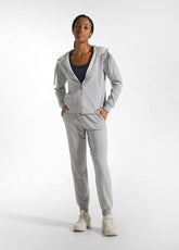 PANTALONE JOGGER CON POLSINO GRIGIO - GREY MELANGE | DEHA