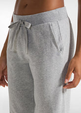 JOGGER MIT HOSENBÜNDCHEN - GRAU - GREY MELANGE | DEHA