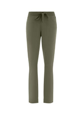 PANTALONE CORE IN FELPA VERDE - OLIVE GREEN | DEHA