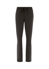 PANTALONE SLIM FIT IN FELPA NERO - BLACK | DEHA