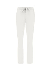 PANTALONE SLIM FIT IN FELPA BIANCO - MILK WHITE | DEHA