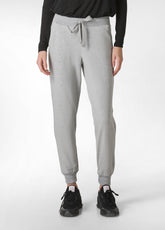 PANTALONE JOGGER CON POLSINO GRIGIO - GREY MELANGE | DEHA