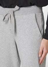 PANTALONE JOGGER CON POLSINO GRIGIO - GREY MELANGE | DEHA