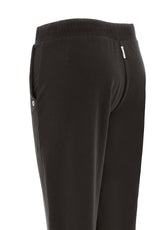 PANTALONE JOGGER CON POLSINO NERO - BLACK | DEHA