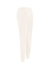 PANTALONE JOGGER CON POLSINO BIANCO - | DEHA