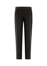 PANTALONE IN FELPA CORE GAMBA DRITTA NERO - BLACK | DEHA