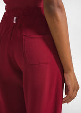 PANTALONE IN FELPA CORE GAMBA DRITTA ROSSO - CORDOVAN RED | DEHA