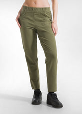 PANTALONE IN FELPA CORE GAMBA DRITTA VERDE - OLIVE GREEN | DEHA