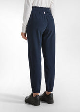 PANTALONE JOGGER IN VELLUTO LEGGERO BLU - NIGHT BLUE | DEHA