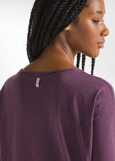 T-SHIRT AMPIA IN JERSEY FIAMMATO VIOLA - Top & T-shirts | DEHA