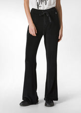 CHENILLE LOUNGE PANTS, BLACK - BLACK | DEHA