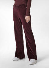 LOUNGE-HOSE AUS CHENILLE, ROT - TIBETAN RED | DEHA