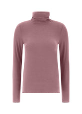 CASHMERE BLEND TURTLENECK TOP - PINK - T-shirts - Outlet | DEHA