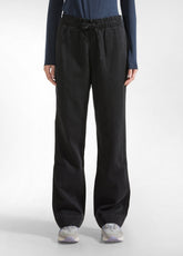 DENIM LYOCELL STRAIGHT PANTS - BLACK - BLACK | DEHA