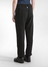 DENIM LYOCELL JOGGER PANTS - BLACK - BLACK | DEHA