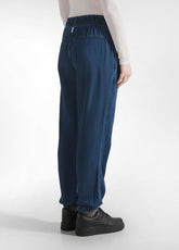 DENIM LYOCELL JOGGER PANTS - BLUE - DARK BLUE DENIM | DEHA