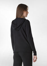 HOODED SWEATER, BLACK - BLACK | DEHA