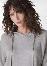 KAPUZENPULLOVER, GRAU - GREY MELANGE | DEHA