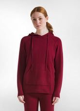 PULLOVER CON CAPPUCCIO ROSSO - Warm and Cosy | DEHA