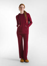 KAPUZENPULLOVER - ROT - CORDOVAN RED | DEHA