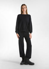 PULLOVER GIROCOLLO NERO - BLACK | DEHA