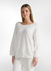 PULLOVER GIROCOLLO BIANCO - MILK WHITE | DEHA