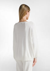 PULLOVER GIROCOLLO BIANCO - MILK WHITE | DEHA