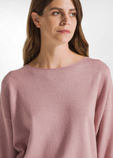 PULLOVER GIROCOLLO ROSA - MISTY ROSE | DEHA