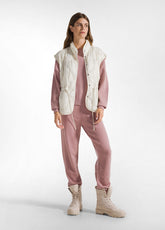 PULLOVER GIROCOLLO ROSA - MISTY ROSE | DEHA