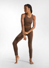 RECYCLED MICROFIBRE TRACKSUIT - BROWN - SHOP BY LOOK | DEHA